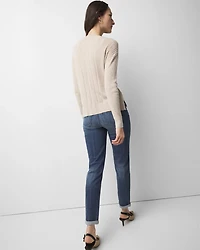 Relaxed Cashmere-Blend V-Neck Sweater