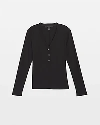 Turnlock Long Sleeve Henley Tee