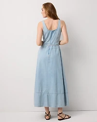 Featherweight Denim Maxi Dress