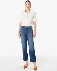 High-Rise Straight Ankle Ease Jean