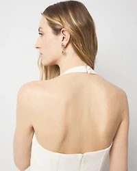 Halter Neck Bustier Top