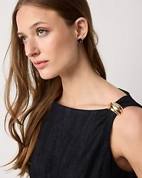 Fit + Flare Denim Dress