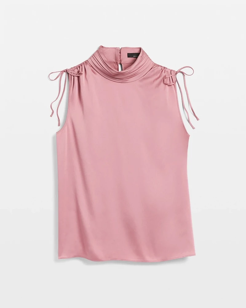 Mockneck Shell Top