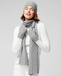 Rhinestone Patterned Scarf