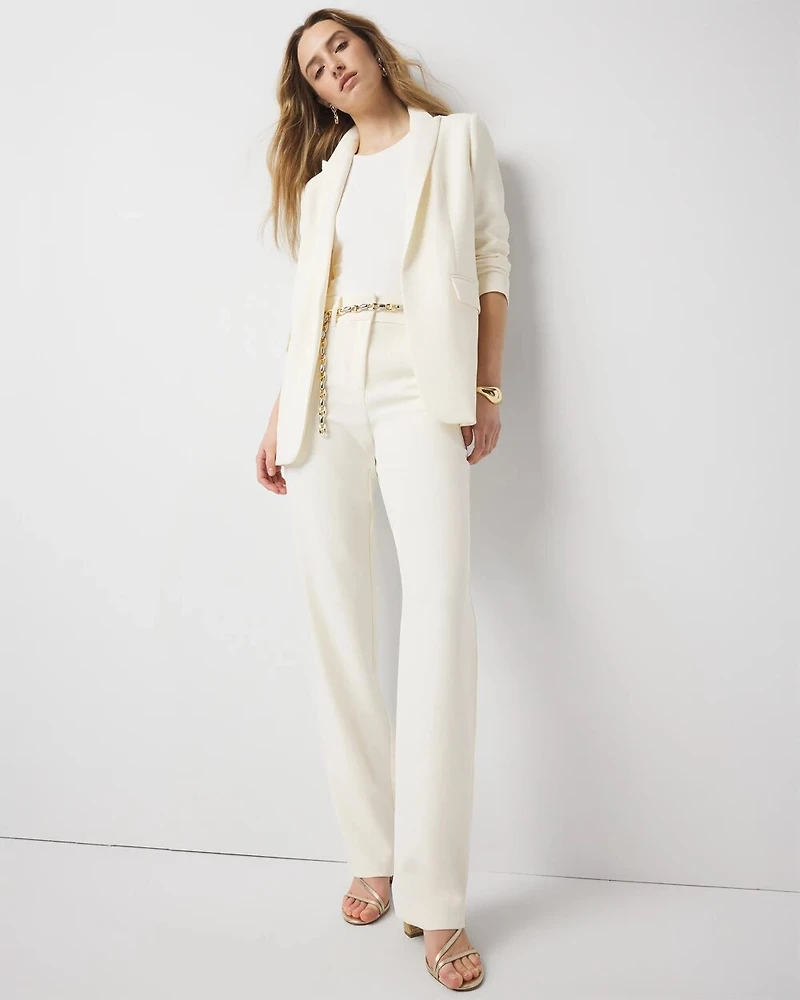 Wide Leg Crepe Trouser