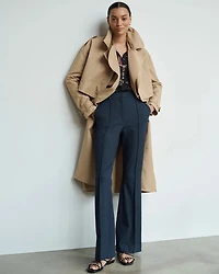 High Rise Denim-Look Piper Flare