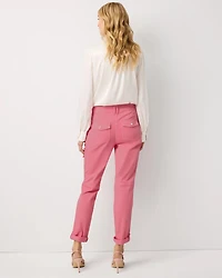 Mid-Rise Pret-A-Pedi Straight Cropped Pants