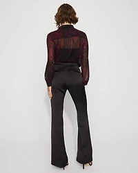 Piper Satin Flare Pant