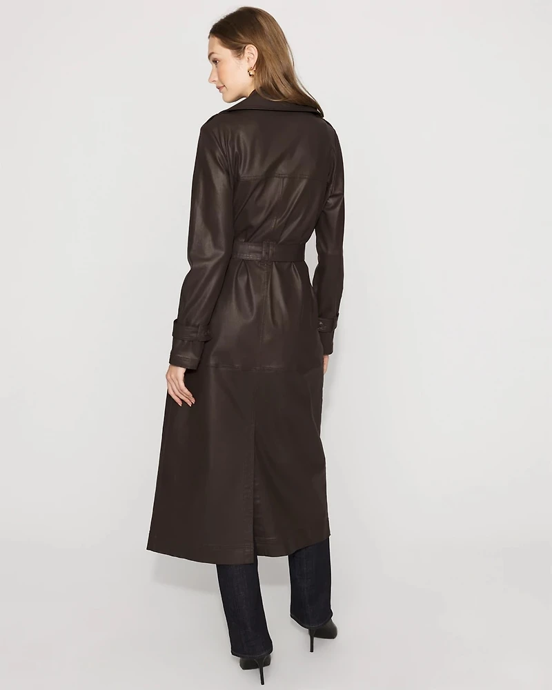 Coated Trench Coat