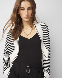 Striped Cocoon Sweater