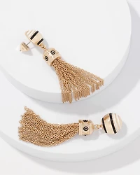 Gold Tassel Earrings