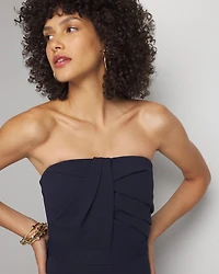Strapless Draped Jumpsuit