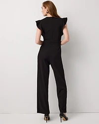 Knit Crepe Jumpsuit