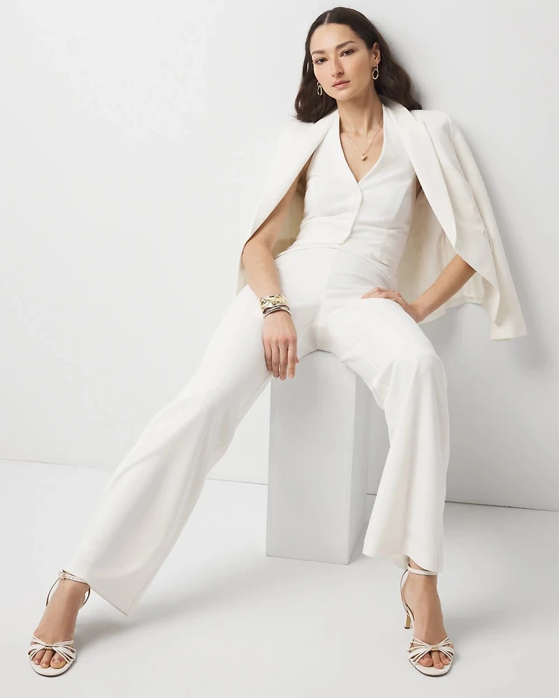 Halter Vest Wide Leg Jumpsuit