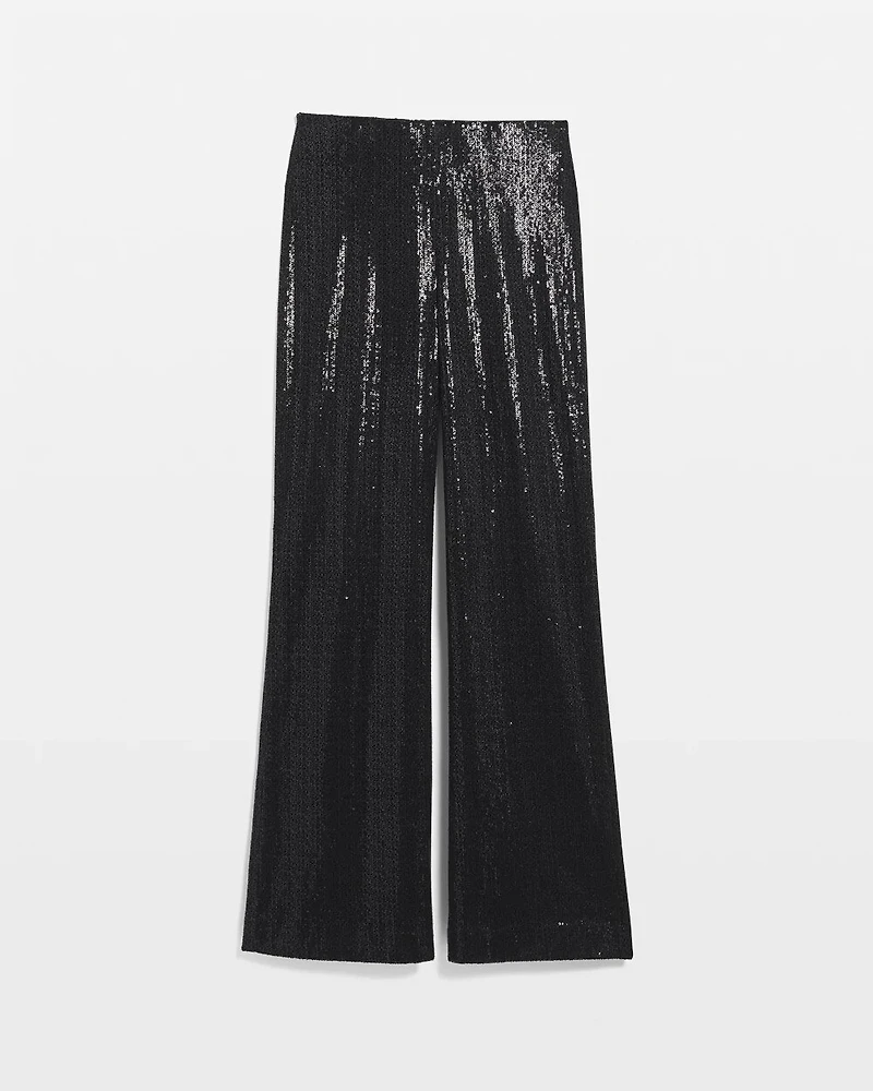 Wide Leg Sequin Pants