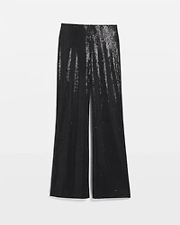 Wide Leg Sequin Pants