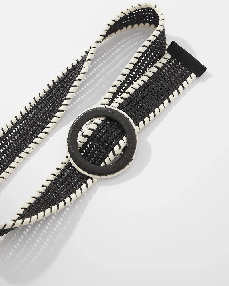 Raffia Whipstitch Belt