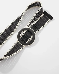Raffia Whipstitch Belt