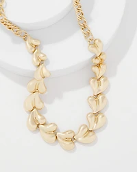 Sculptural Hearts Necklace