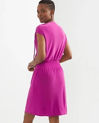 Tie-Shoulder Mini Dress