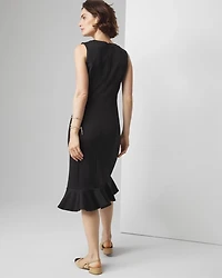 Sleeveless Scuba Midi Dress