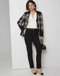 Petite Mid-Rise Stovepipe Pants