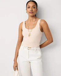 WHBM FORME™ All Ways Stretch Dual Neck Tank