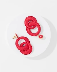 Raffia Drop Earrings