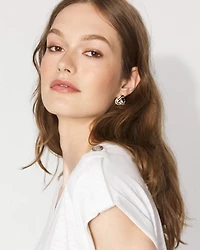 V-Neck Tee with Epaulets