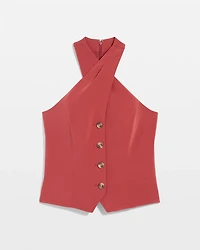Crossover Halter Vest