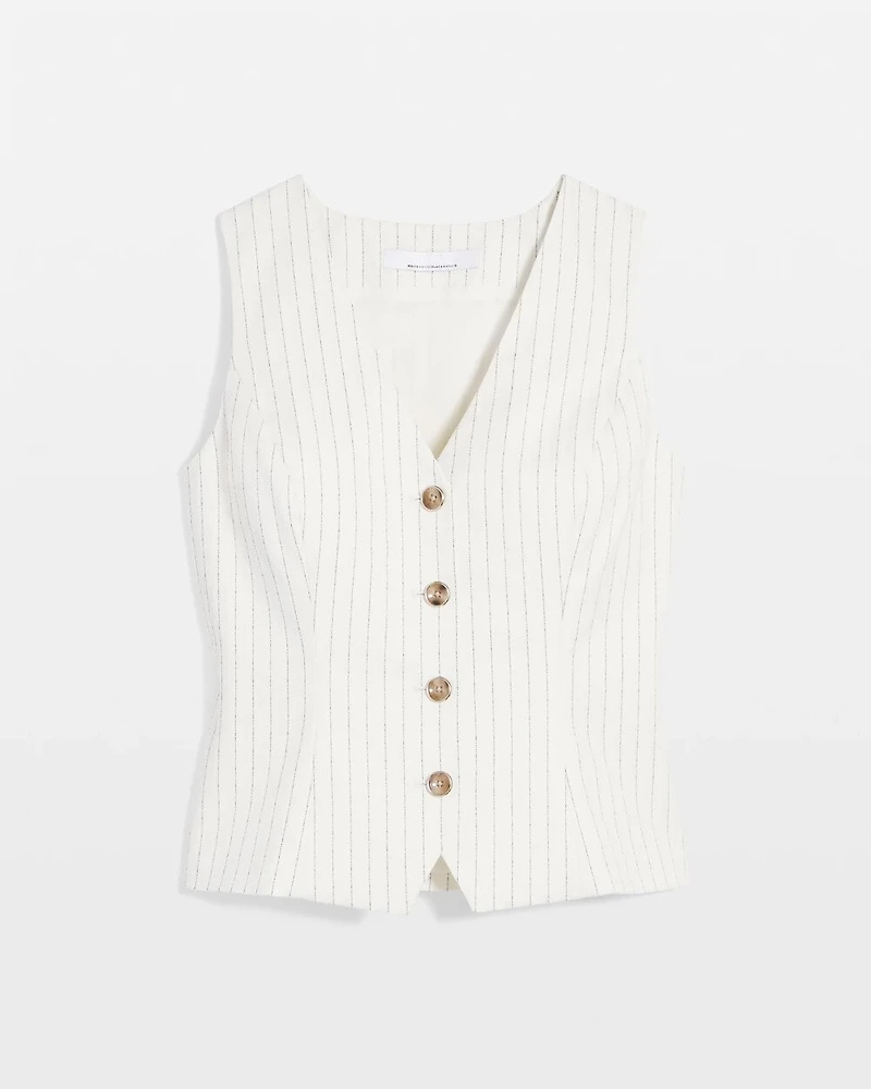 Pinstripe Vest
