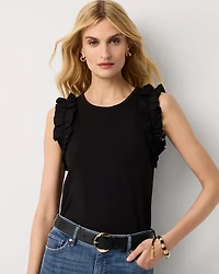 Ruffle Trim Tank