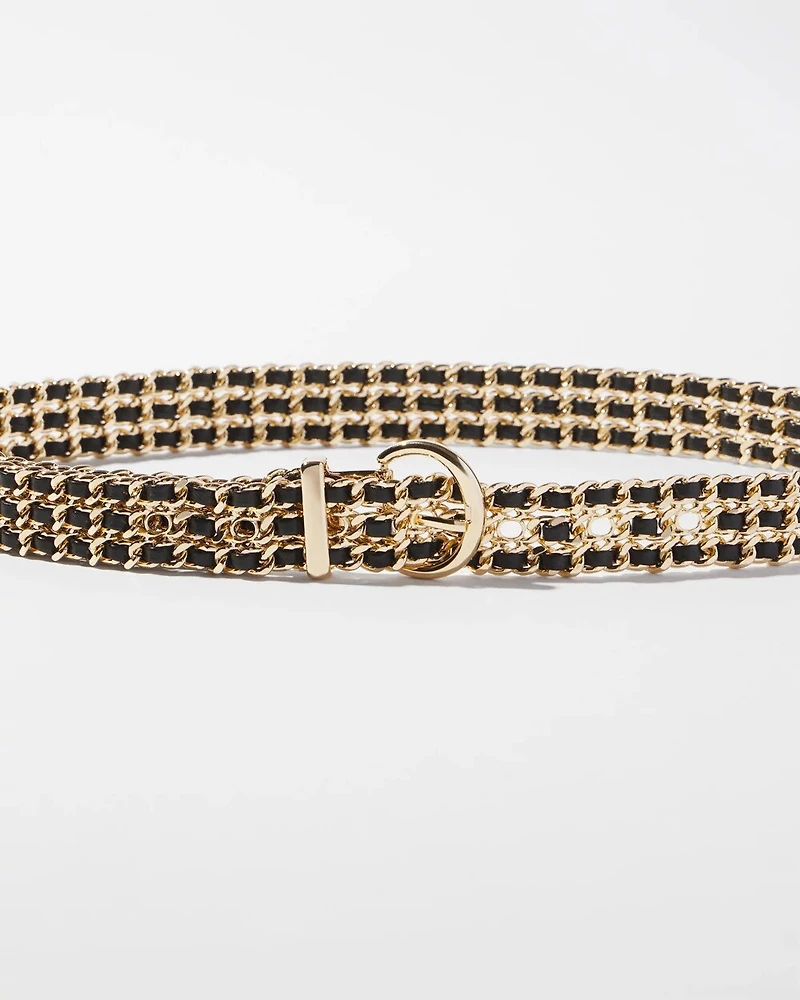 Woven Chain Waist Belt