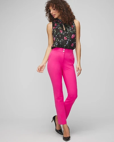 WHBM® Jolie Button Straight Pant