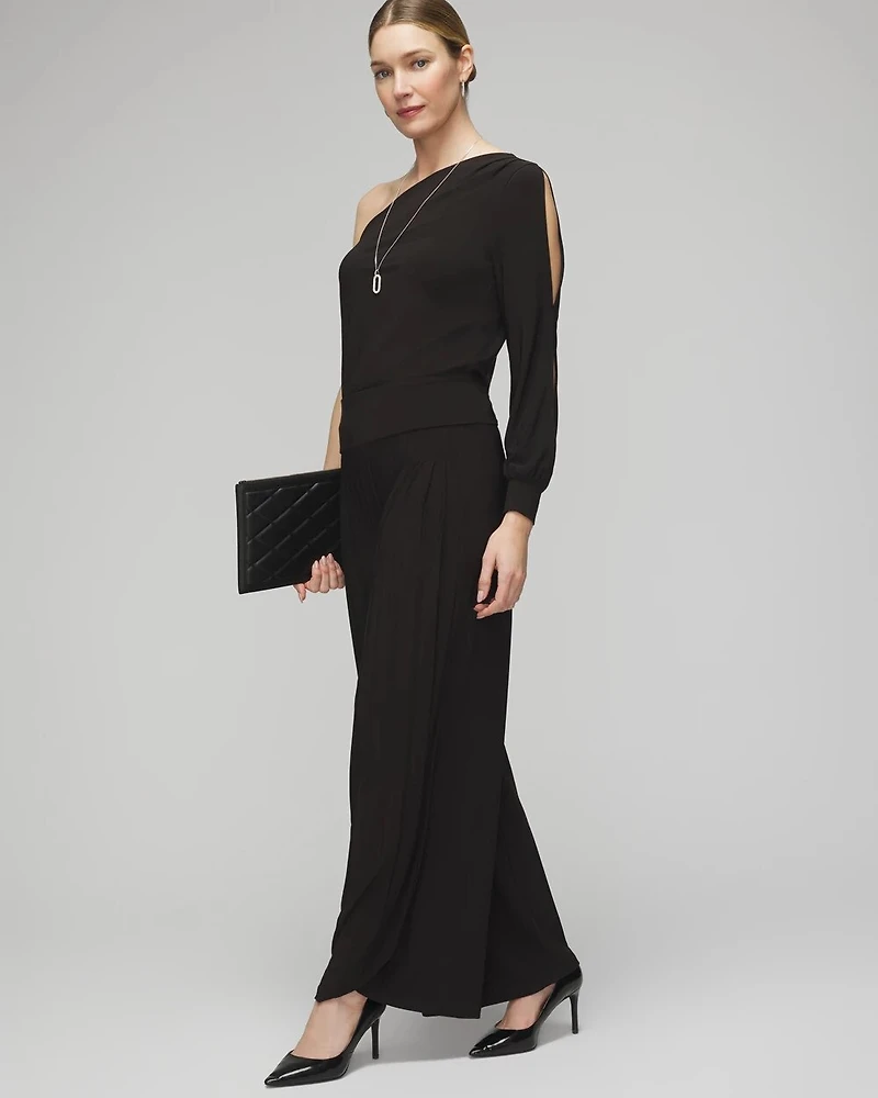 One Shoulder Matte Jersey Top