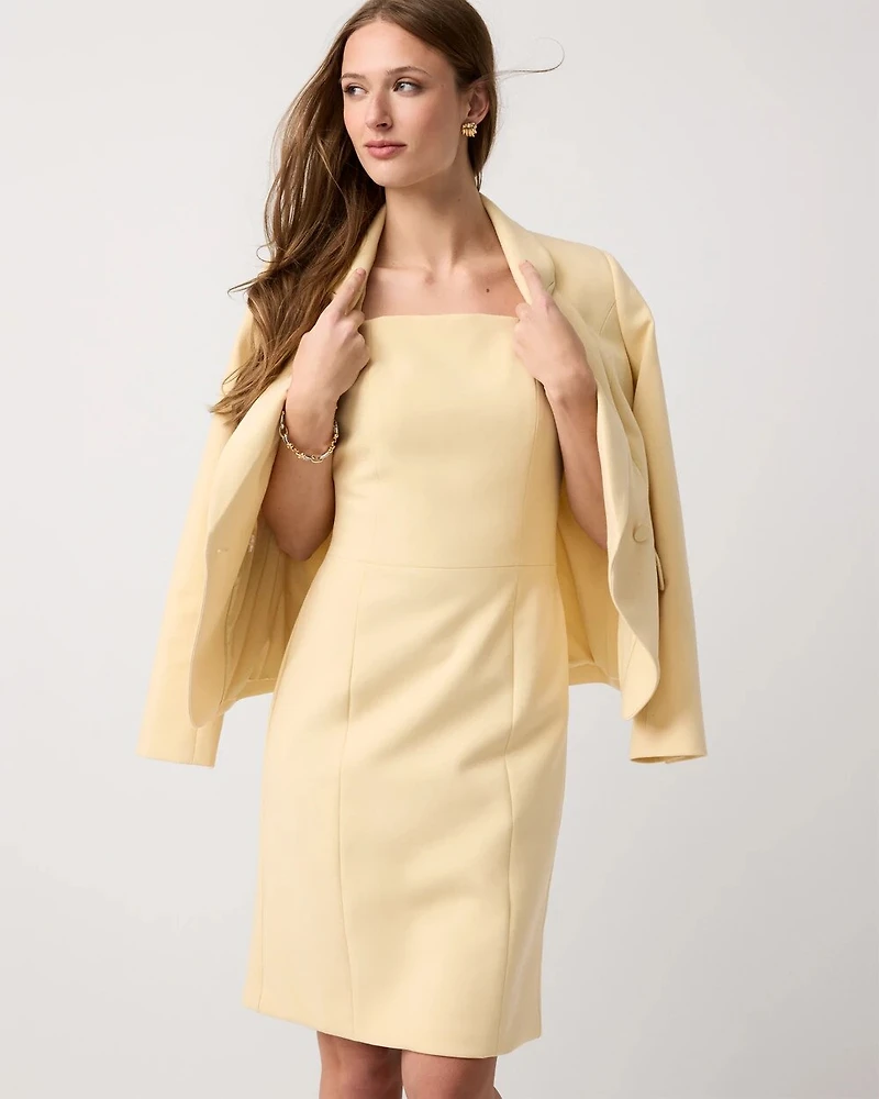 Square Neck Sheath Dress