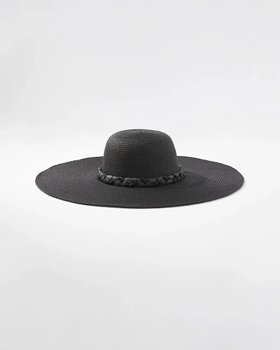 Braided Raffia Floppy Hat