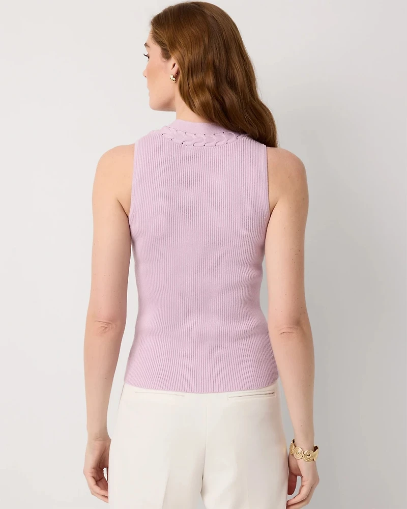 V-neck Knit Tank