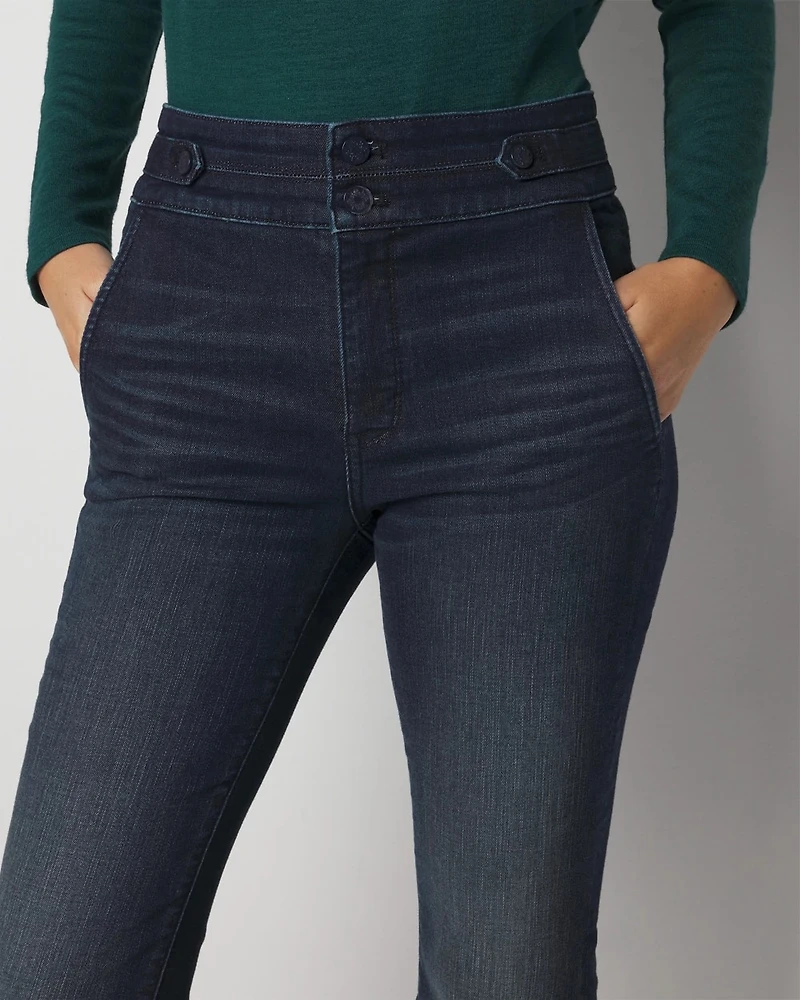 Petite Extra High-Rise Everyday Soft Mariner Bootcut Jeans
