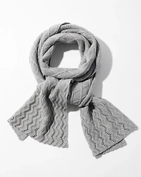 Rhinestone Patterned Scarf