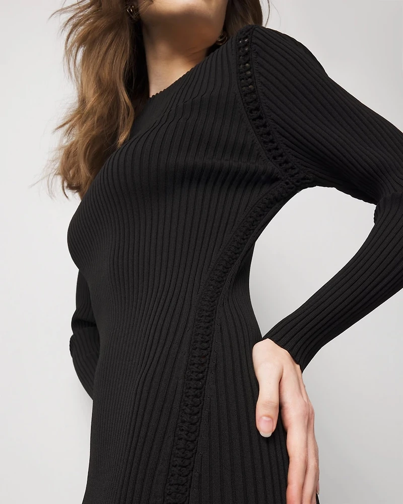 Crochet Sweater Dress