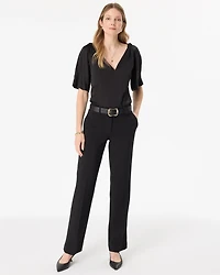 Petite Luxe Stretch Mid Rise Riley Trouser