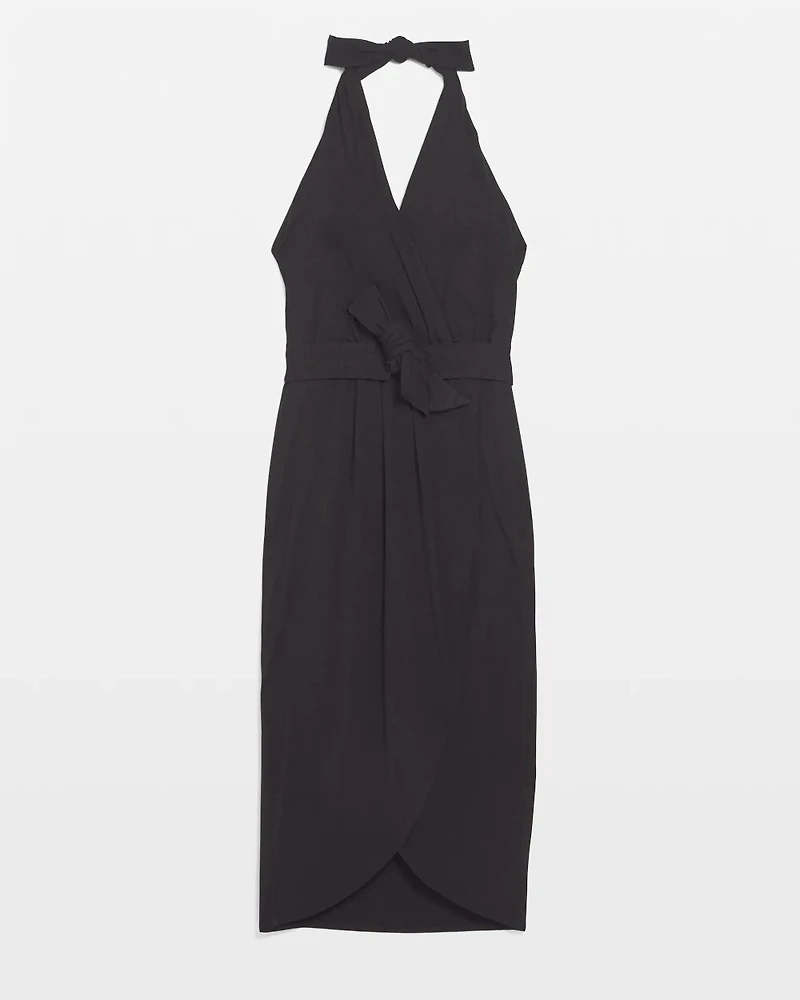 Halter Wrap Dress