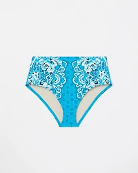 High-Waist Wrap Bikini Swim Bottom