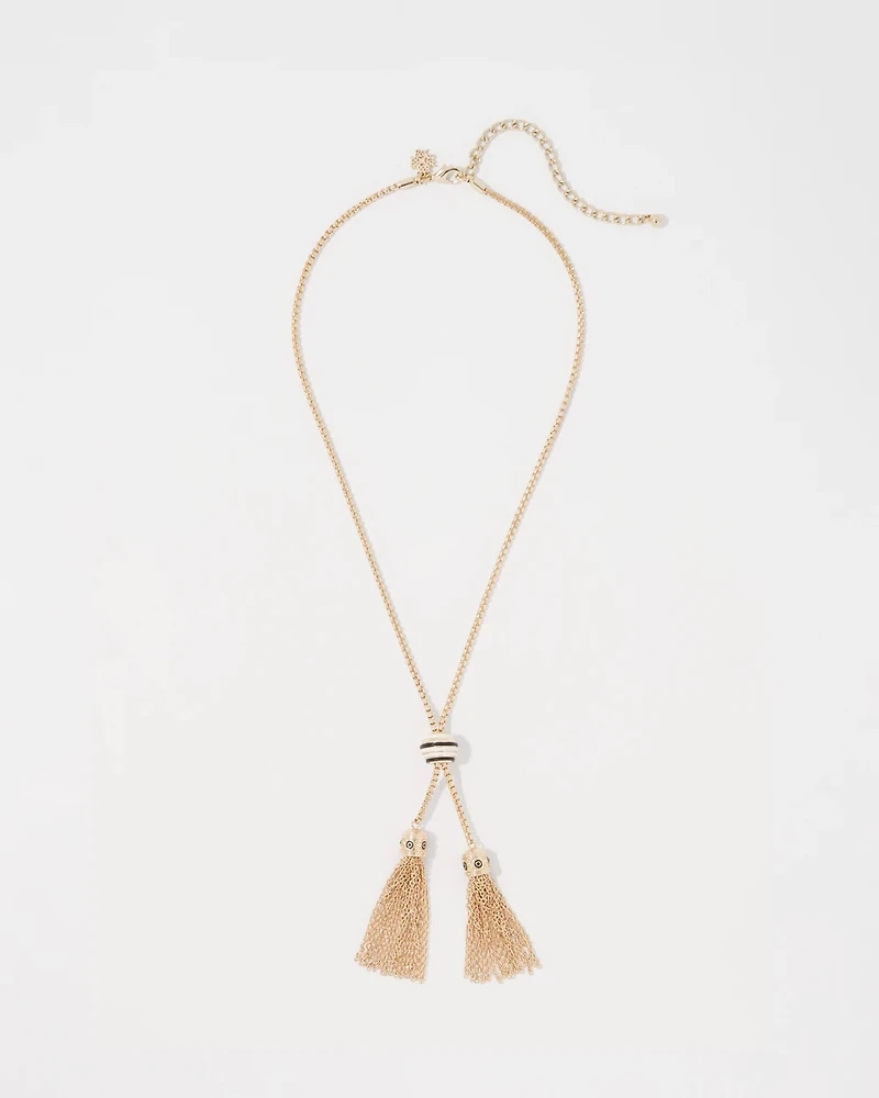 Chain Necklace with Tassels