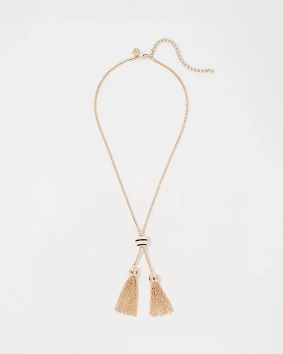 Chain Necklace with Tassels