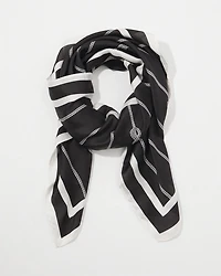 Rope Print Square Scarf