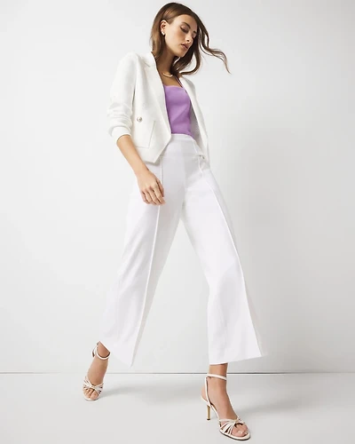 Cropped Wide Leg Pant