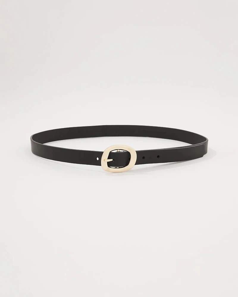 Sculptural Buckle Belt