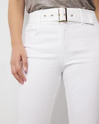 Extra High-Rise Belted Skinny Flare Jean